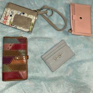 Colorful Wallet and Card Holder Set